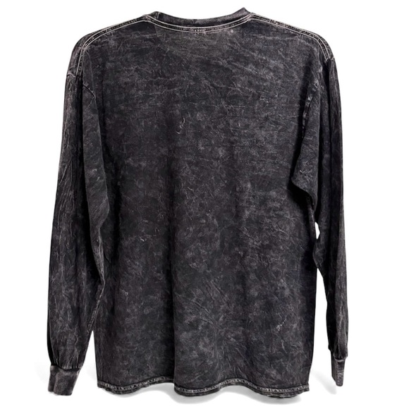 Virginia Tech Mineral Wash Gray Long Sleeve Tee Shirt Unisex Large Crew Neck - Picture 2 of 3